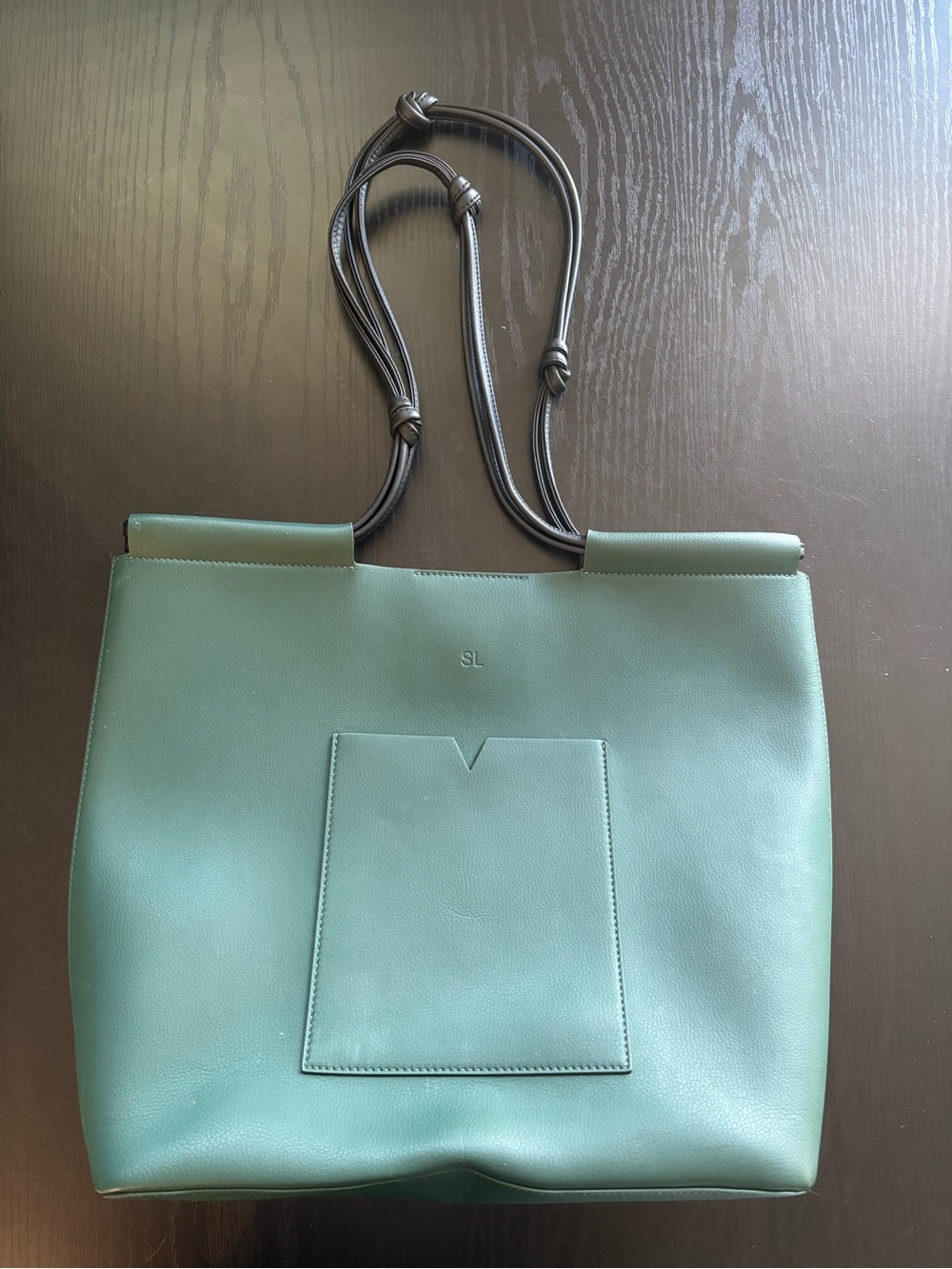 Von Holzhausen Market Tote with Black Double Straps